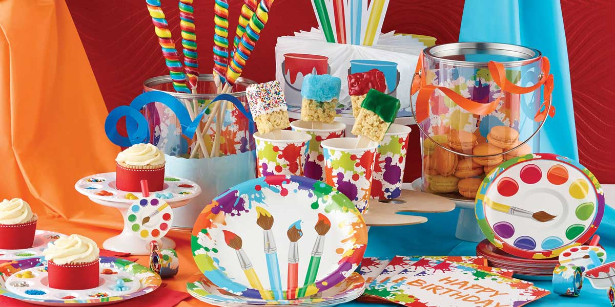 Art Party Supplies For Kids Birthday Themes at MTRADE