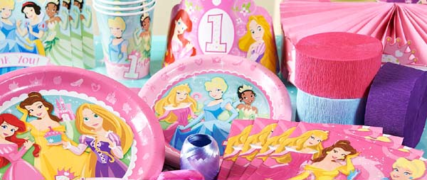 Disney Princess 1st Birthday Party Supplies