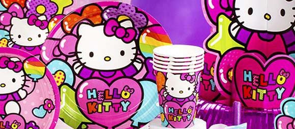 Hello Kitty Rainbow Party Supplies