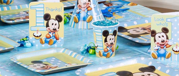 Mickey's 1st Birthday Party Supplies