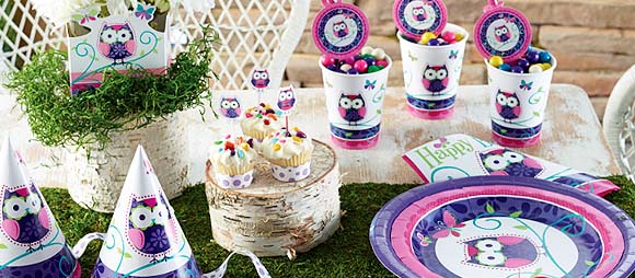 Owl Pal Birthday Party Supplies