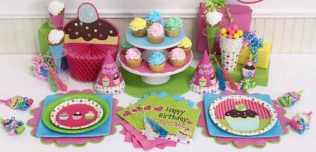 Sweet Cupcake Party Supplies