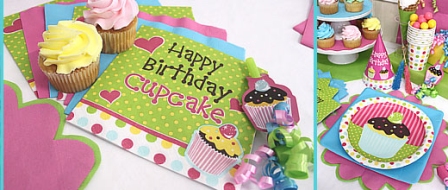 Sweet Cupcake Party Supplies